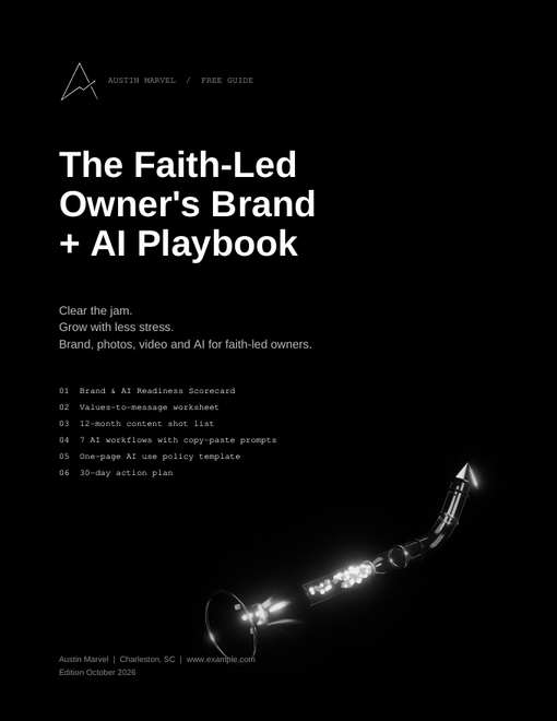 Cover of The Faith-Led Owner's Brand + AI Playbook
